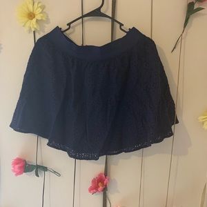 Navy Blue mini skirt